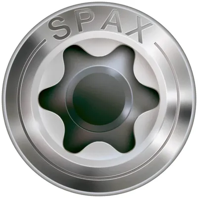 Image de SPAX® 1197000500603 Vis universelles SPAX® T20 à tête fraisée BLANK A2 1197000500603 5 mm x 60 mm, 100 pièces