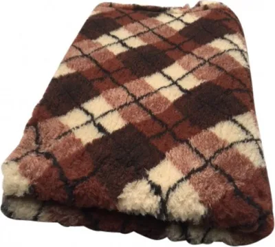 Produktbild von Vet Bed Hundebett Karo braun 100 x 75 cm