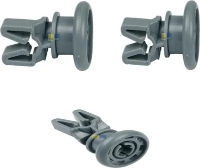 Produktbild von TOP 2 Stück Oberkorbrollen u.a. wie Beko 1885800500 Bauknecht 481252888131