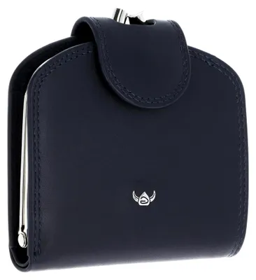 Produktbild von Leder Geldbörse Polo RFID Protect Bügelbörse 2048 Marineblau dunkelblau