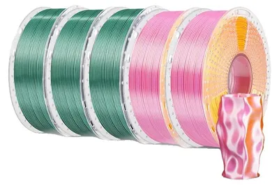 Immagine prodotto di Filamento 3D, materiale PLA, bicolore, 3KN 2RD