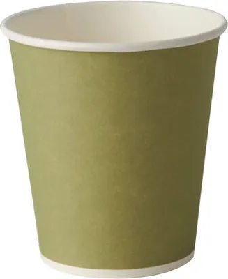 Produktbild von 200x  Trinkbecher Whiskeybecher aus Pappe 10 cl - 100 ml dunkelgrün