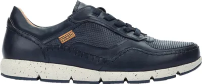 Produktbild von Pikolinos Herren Sneaker Leder Schnürung Halbschuh Ziernaht Fuencarral M4U-6312, Größe:44 EU, Farbe:Blau