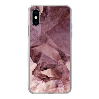 Produktbild von MuchoWow® Handyhülle Schutzhülle Hülle für iPhone X Kristalle - Natursteine - Edelsteine und Mineralien Silikon Softcase Handy Hülle - Handyhülle