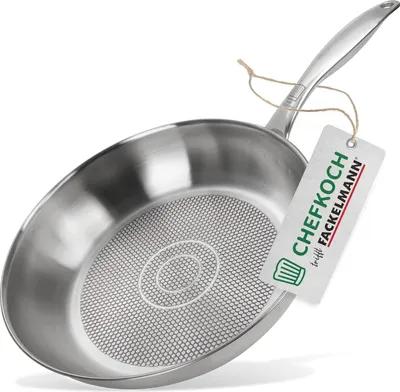 Produktbild von Pfanne Ø 28 cm Edelstahl Induktionsherd