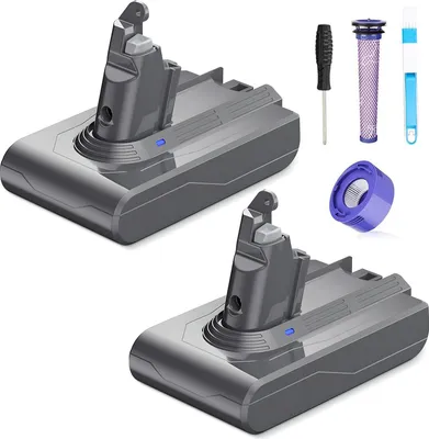 Zdjęcie produktu dla akumulator zamienny 5000 mAh do Dyson V6 DC62 - 48% dłuższy czas pracy dzięki wysokiej wydajności 21,6 V