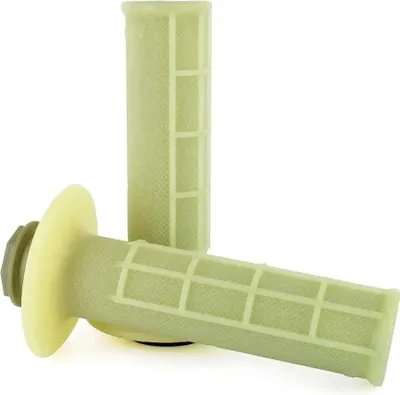 Produktbild von Renthal Mx R-works Lock-on Aramid Half Waffle Griffe Gelb Gelb One Size