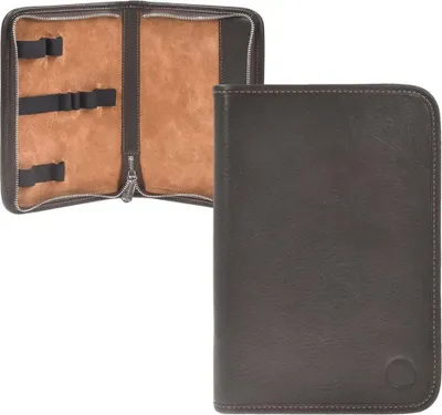 Produktbild von Sonnenleder Stiftetui Leder Schlamper Stifteetui Etui Tasche Hauff mocca 801-405-77