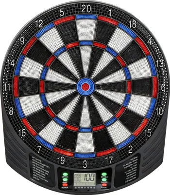 Produktbild von Elektronisches Dartboard für 1-8 Spieler, LCD-Display, 6 Dartsets, Bunt