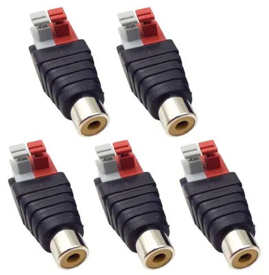 Obrázek produktu pro 5 kusů konektorů RCA (zástrčky)