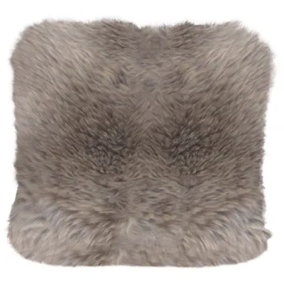 Produktbild von Heitmann Felle Lammfell-Kissen mit Reißverschluss Fellmaß ca. 45x45 cm, Farbe: Taupe 403TP