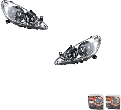 Immagine prodotto di Johns, fari + Osram Night Breaker Laser adatto per Peugeot 307 00-05Satz L R 6204Z3 6204ZR 6205Z3 6205ZR