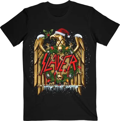 Obrázek produktu pro Slayer - "Holiday" tričko pro muže/dámy uni - vánoční design RO9882 (XXL) (Black)