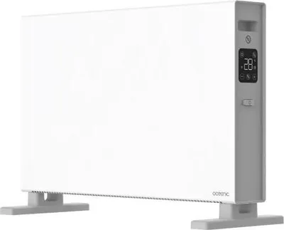 Image de Radiateur Convecteur Électrique Mobile OCEANIC, 2000W, 2 Puissances, Thermostat Électronique, Blanc Mat
