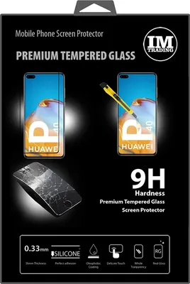 Produktbild von cofi1453® 5D Schutz Glas kompatibel mit HUAWEI P40 Curved Panzer Folie Vollständig Klebend und Abdeckung Full Glue
