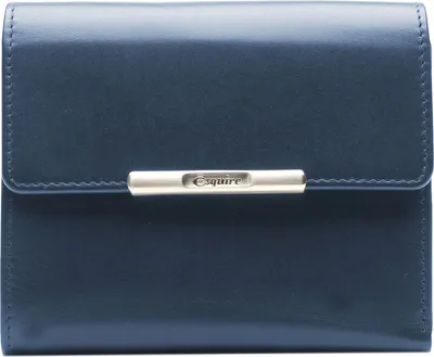 Produktbild von Esquire Leder Geldbörse Helena Lady Wallet RFID Blue dunkelblau