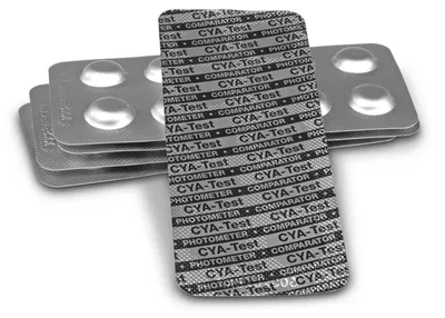 Produktbild von 50 Stk. CyA-Test Photometer Tabletten (5 Streifen)