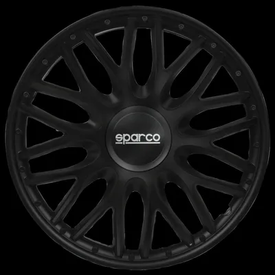 Produktbild von 13" Zoll Radkappen Schwarz Radzierblenden Radblenden SPC1396BK SPARCO