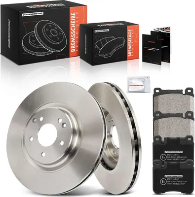 Produktbild von Frankberg 2x Bremsscheiben 4x Bremsbeläge Vorderachse für Mercedes-Benz W203 CL203 S203 CL203 C209 A209