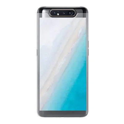 Produktbild von MuchoWow® Handyhülle Schutzhülle Hülle für Samsung Galaxy A80 Strand - Meer - Blau Silikon Softcase Handy Hülle - Schutzdeckel