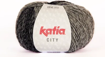 Produktbild von CITY von Katia - SALZ & PFEFFER (907) - 100 g / ca. 220 m Wolle
