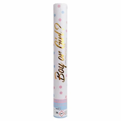 Zdjęcie produktu dla 2 Confetti cannon Gender Reveal girls (83112697)