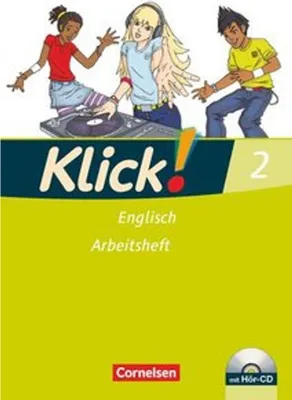Obrázok produktu pre Klick! Englisch 2: 6. Schuljahr. Arbeitsheft mit Hör-CD