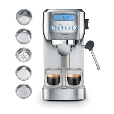 Produktbild von Caso EspressoGourmet Crema - Siebträgermaschine, Espressomaschine, mit Milchaufs