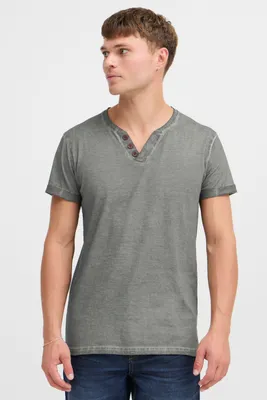 Produktbild von SOLID SDTino Herren T-Shirt Kurzarm Shirt mit V-Ausschnitt 100% Baumwolle Regular fit
