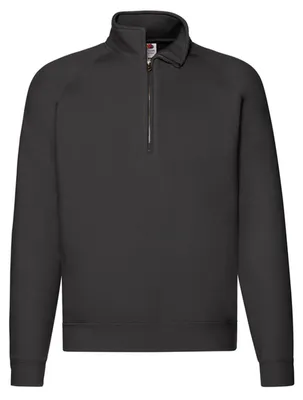 Produktbild von Fruit of the Loom - "Premium" Sweatshirt Reißverschluss für Herren FK2327 (M) (Schwarz)