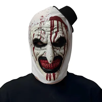 Halloween Clown Maske aus Latex, Horror Maske für Erwachsene, 1 Stück