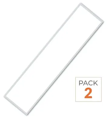 Produktbild von LED-Panel 36W, UGR22, 120x30cm - 2er-Pack - Neutralweiß 4000K - 5500K