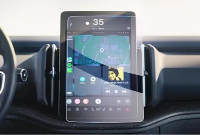 Productafbeelding van Navigatiebeschermfilm 12.3 inch - Glas Screen Protector - Schokbestendig - Voorkomt krassen