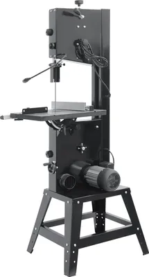 Produktbild von SucceBuy Bandsäge 340 mm, Tischsäge mit Ständer, stufenlos einstellbare Geschwindigkeit von 440–846 U/min, 1100 W, 1-1/2 PS, 220 V, geeignet für Holz-, Aluminium-, Metall- und Kupferbearbeitung