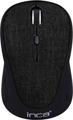 Zdjęcie produktu dla Inca IWM-300RG, Oburęczny, Optyczny, RF Wireless, 1600 DPI, Czarny, Szary