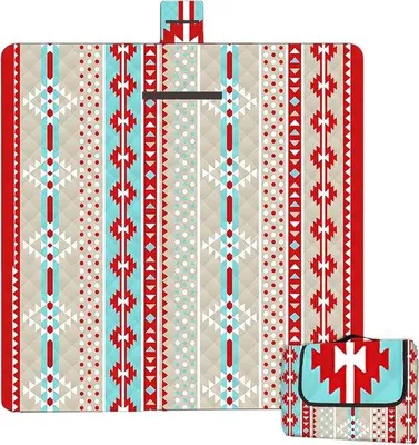 Obrázek produktu pro Voděodolná pikniková deka 200 x 200 cm, ultralehká plážová podložka, kempování