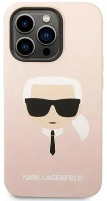 Zdjęcie produktu dla Etui Karl Lagerfeld Karl's Head do iPhone 14 Pro Max różowy MagSafe