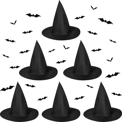 Productafbeelding van Hutje met vleermuisstickers, 1 stuk, Halloween decoratie, voor enge kostuums