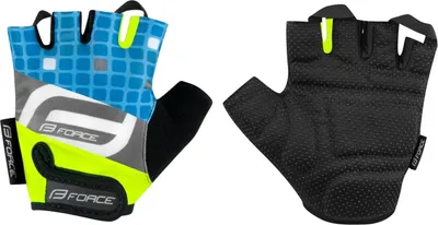 Obrázok produktu pre Rukavice F SQUARE kid fluo blue : Veľkosť - L Veľkosť: L