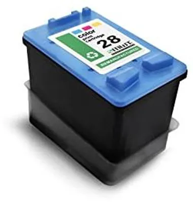 Mehrwegtoner Tintenpatrone kompatibel mit HP 28XL Cyan, Farbe, Magenta, Gelb – Produktansicht 1