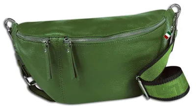 Image de Florence Sac en cuir Sac banane vert OTF821G