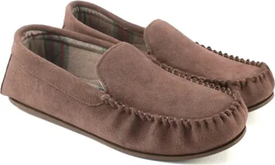 Produktbild von Eastern Counties Leather - Herren Mokassins "Harris", Wildleder EL385 (47 EU) (Dunkelbraun)