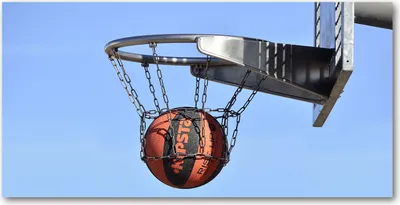 Produktbild von Tulup® Leinwandbild -100x50 cm - Wandkunst - Drucke auf Leinwand - Leinwanddruck  - Sport - Blau - Basketball
