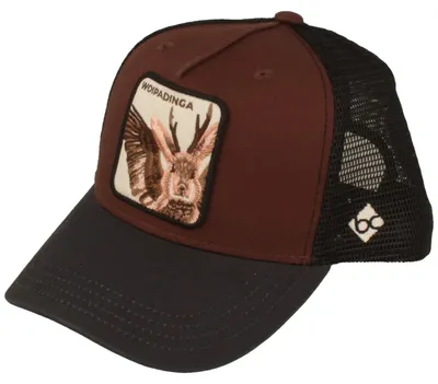 Bavarian Caps Trucker-Cap "Woipadinga" mit Mesh-Einsatz in braun