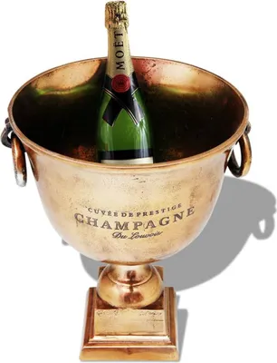 Produktbild von vidaXL Champagner-Kühler Pokal Kupfer Braun