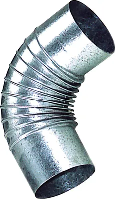 Immagine prodotto di Tubo angolare zincato per forni 120 mm. 90°.