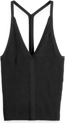 Produktbild von Scotch & Soda U9a00642t ärmelloses T-shirt Schwarz S Frau Schwarz S