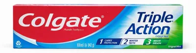 Obrázok produktu pre Colgate, Triple Action, Original Mint, Pasta do zębów, 100 ml