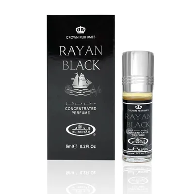 Produktbild von Al-Rehab Roll On Parfumöl RAYAN BLACK 6ml