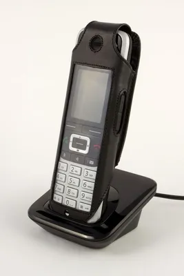 Immagine prodotto di Custodia in pelle Soryt OpenScape DECT S5, clip in acciaio (S5 acciaio)